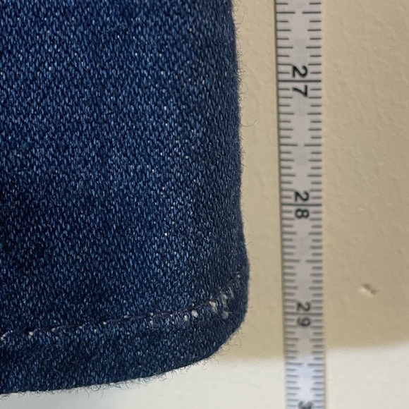 Gitano Denim Jean Skirt Women’s Blue Jean Skirt 36” Waist slit 80’s like new - Picture 8 of 10